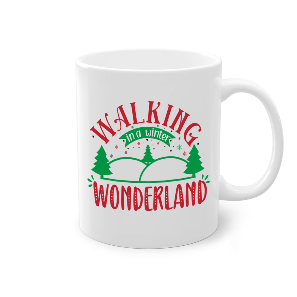 walking in a winter wonderland style 1225#- christmas-Mug / Coffee Cup