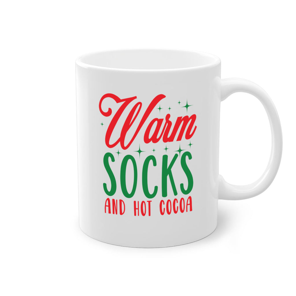 warm socks and hot cocoa style 1226#- christmas-Mug / Coffee Cup