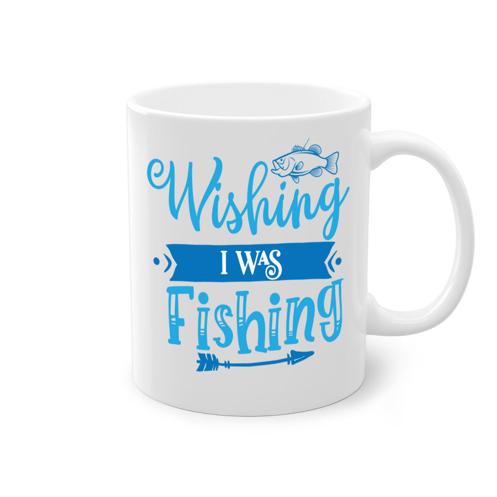 wishing i was fishing 189#- fishing-Mug / Coffee Cup