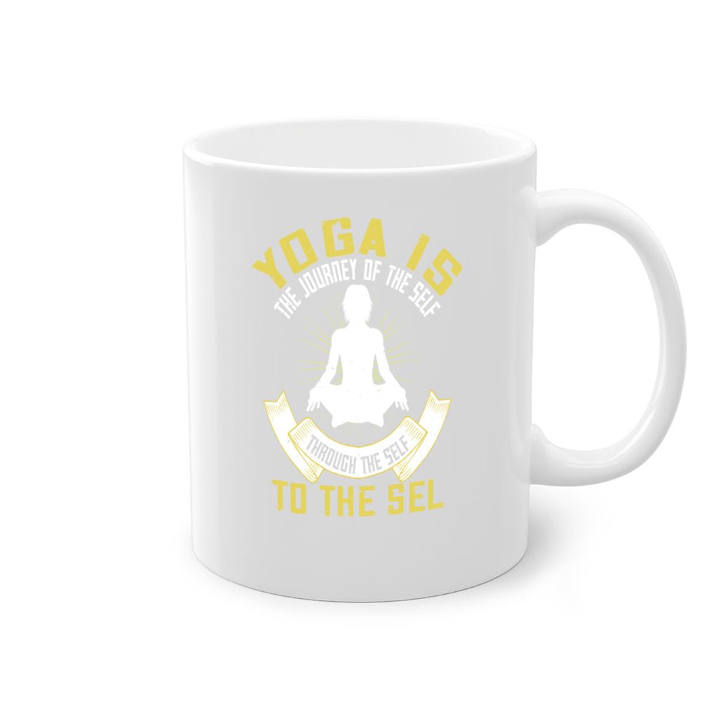 yoga is the journey of the self through the self to the sel 20#- yoga-Mug / Coffee Cup