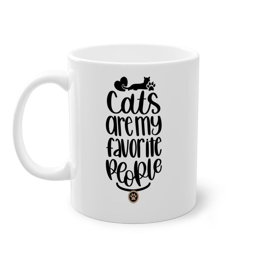 Cats Are My Favorite People Style 89#- cat-Mug / Coffee Cup