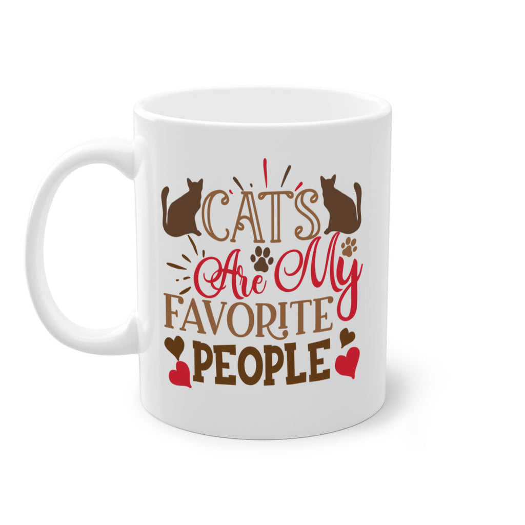 Cats Are My Favorite People Style 8#- cat-Mug / Coffee Cup