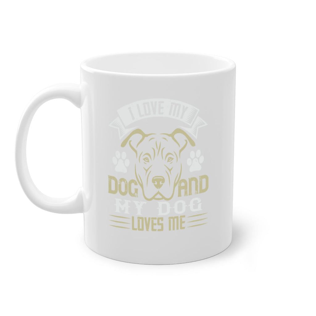 I Love My Dog and my Dog Loves me Style 191#- Dog-Mug / Coffee Cup