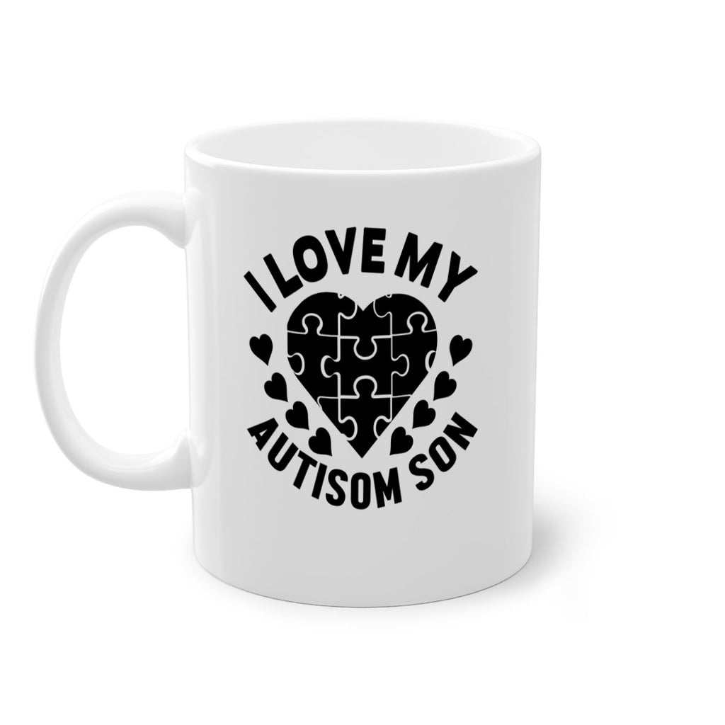 I love my Style 45#- autism-Mug / Coffee Cup
