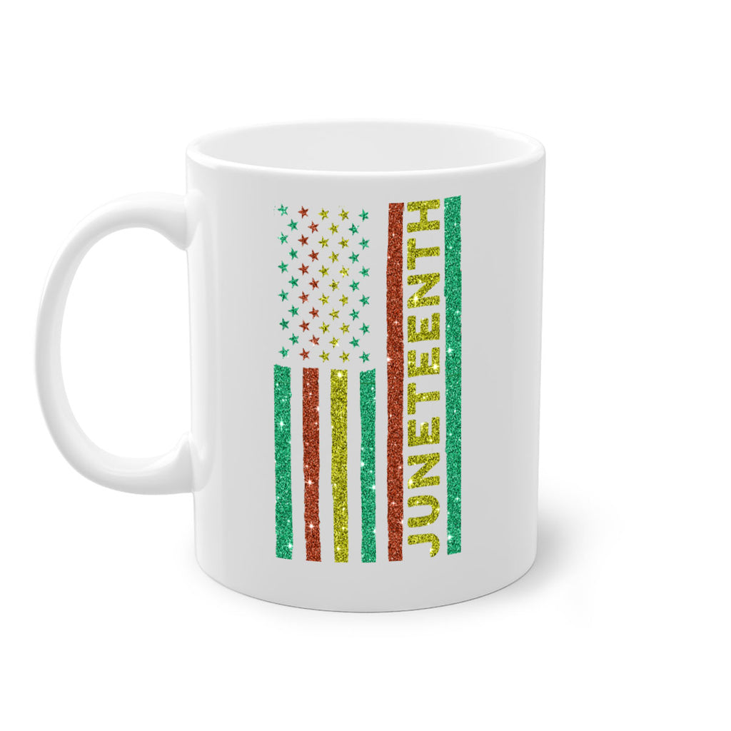 Juneteenth Freedom Day Afro Usa Flag Png 23#- juneteenth-Mug / Coffee Cup