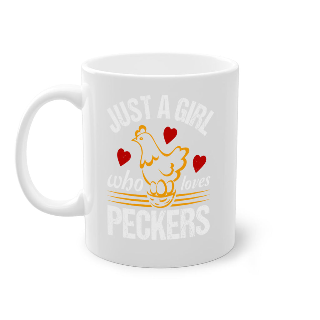 Just a girl who loves 46#- Farm and garden-Mug / Coffee Cup