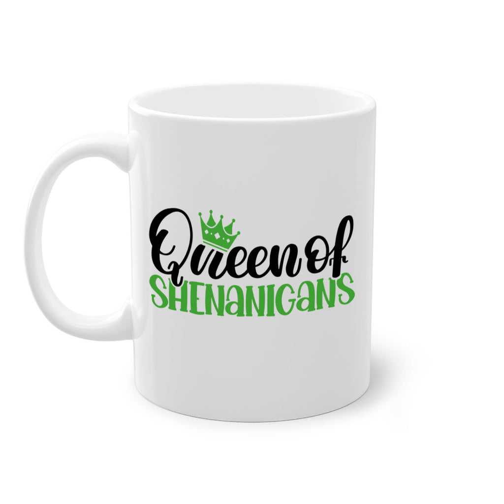 Queen Of Shenanigans Style 36#- St Patricks Day-Mug / Coffee Cup