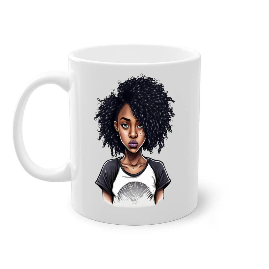 Sparkling Black Girl Design 18#- Black women - Girls-Mug / Coffee Cup