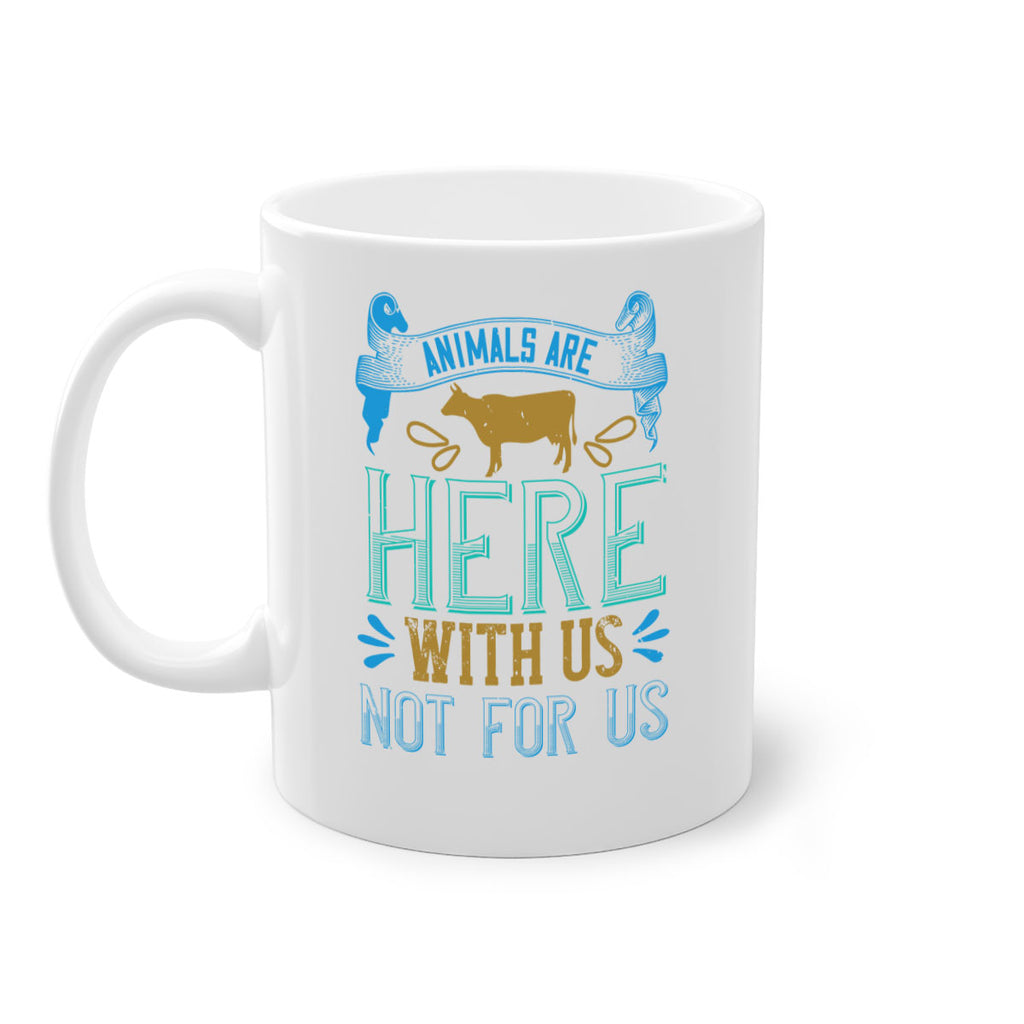 animals are here with us not for us 93#- vegan-Mug / Coffee Cup