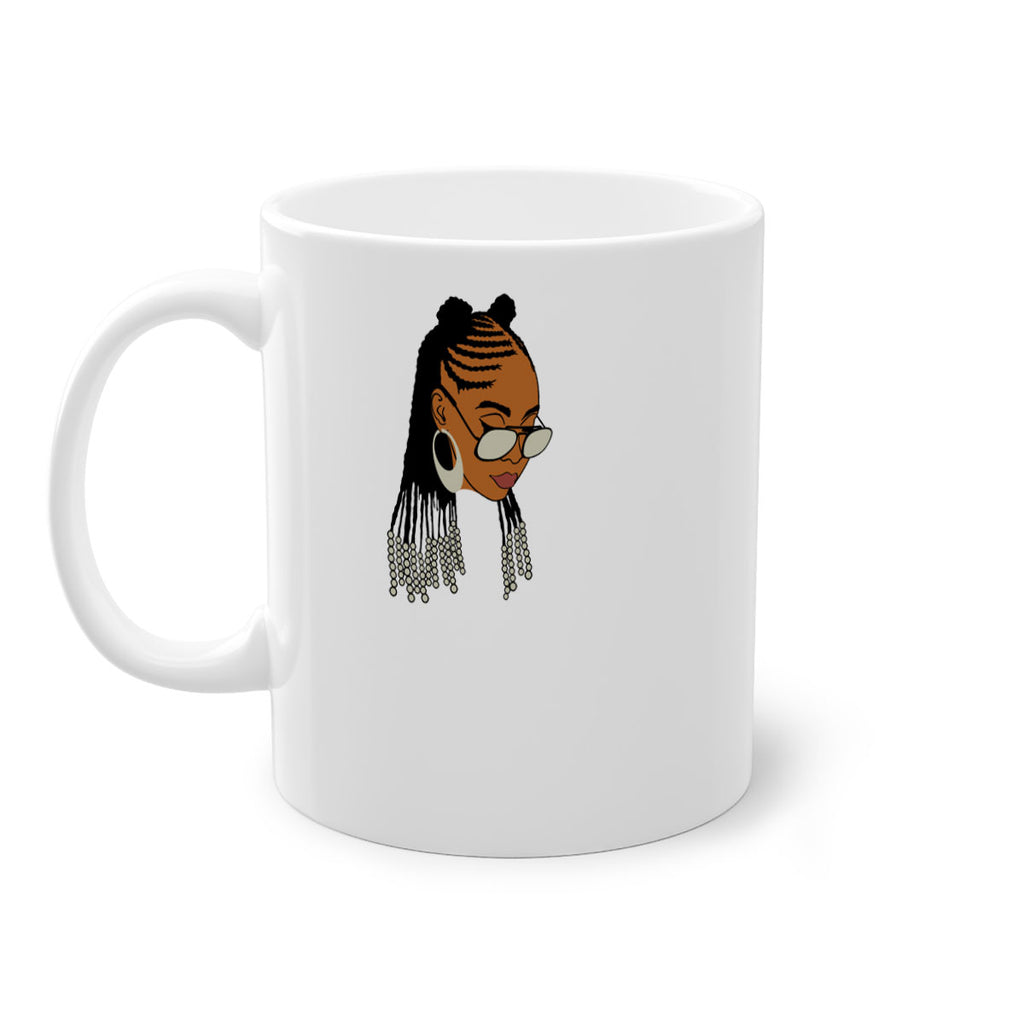 black afro 43#- Black women - Girls-Mug / Coffee Cup