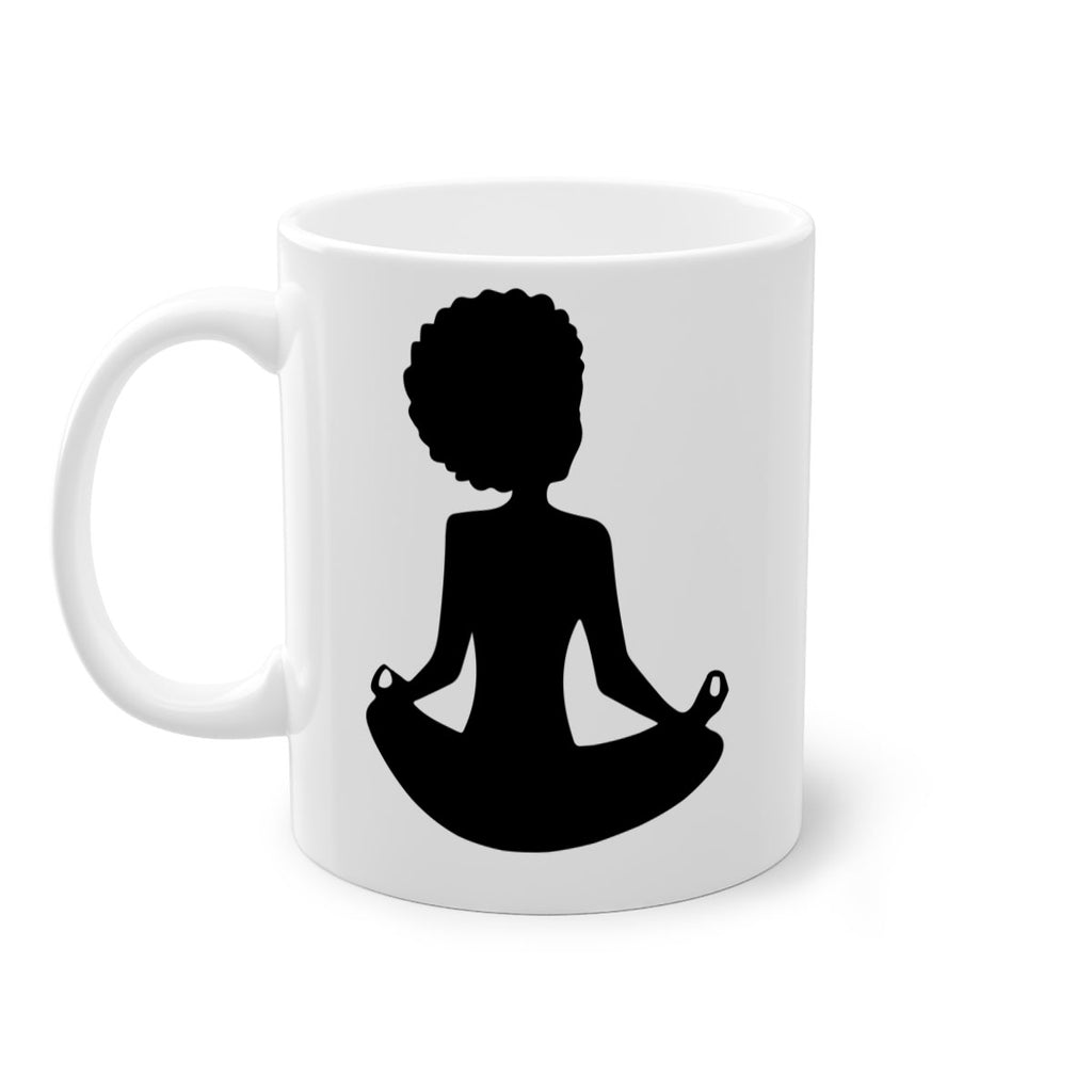 black woman sitting 8#- Black women - Girls-Mug / Coffee Cup