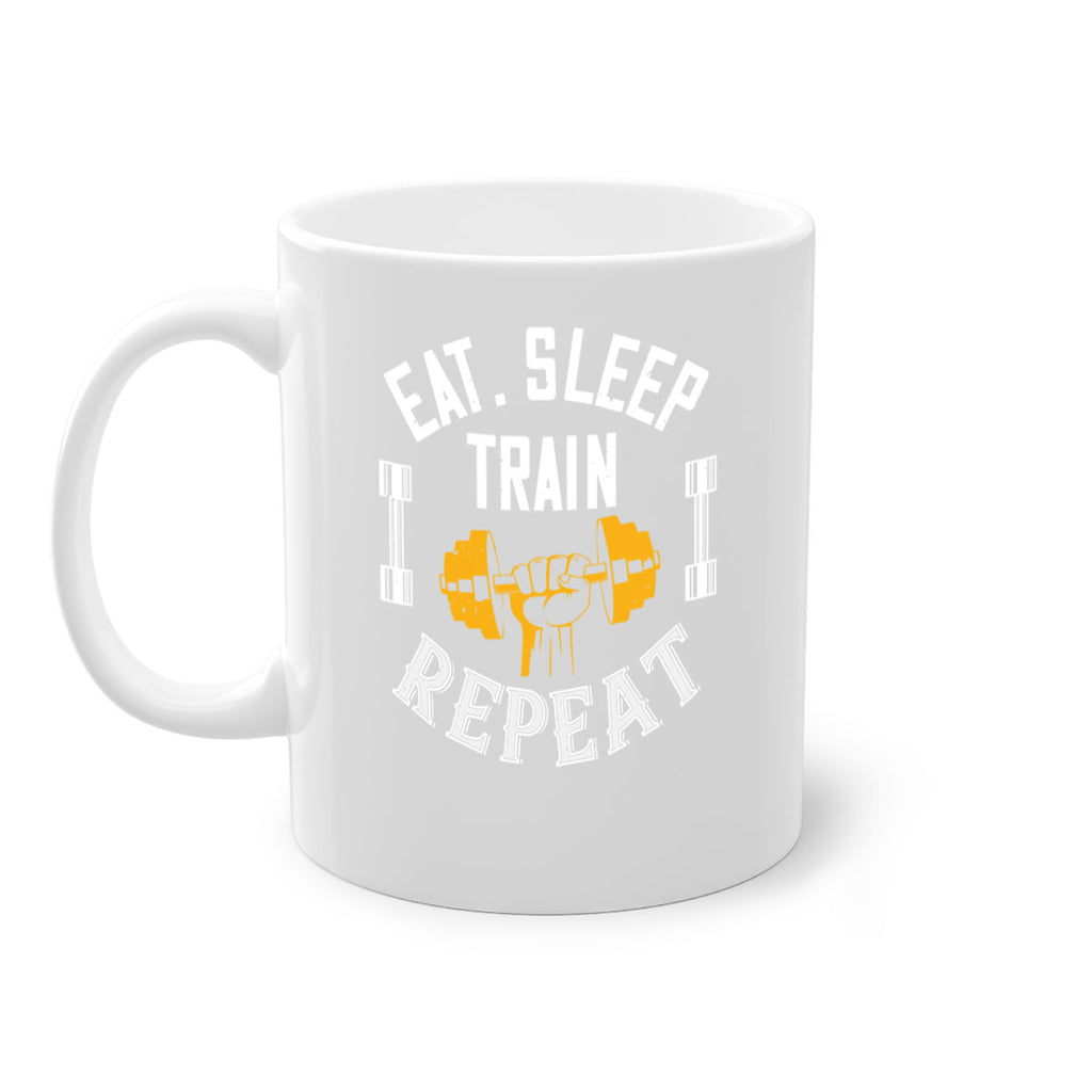 eat sleep train rapid 56#- gym-Mug / Coffee Cup