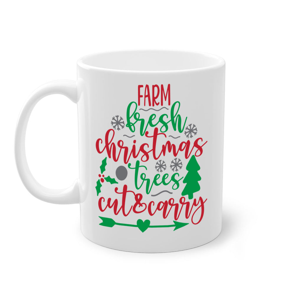 farm fress christmas trees style 208#- christmas-Mug / Coffee Cup