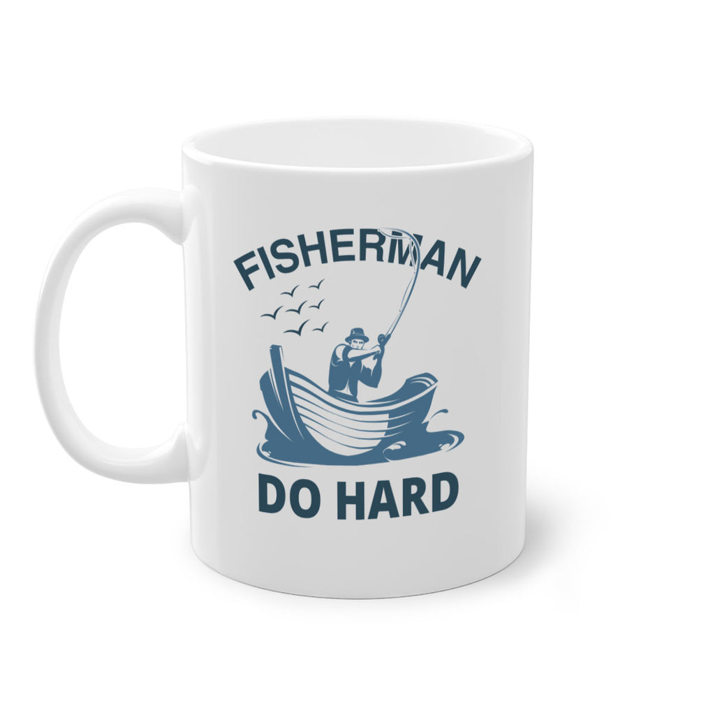 fisher man do hard 155#- fishing-Mug / Coffee Cup