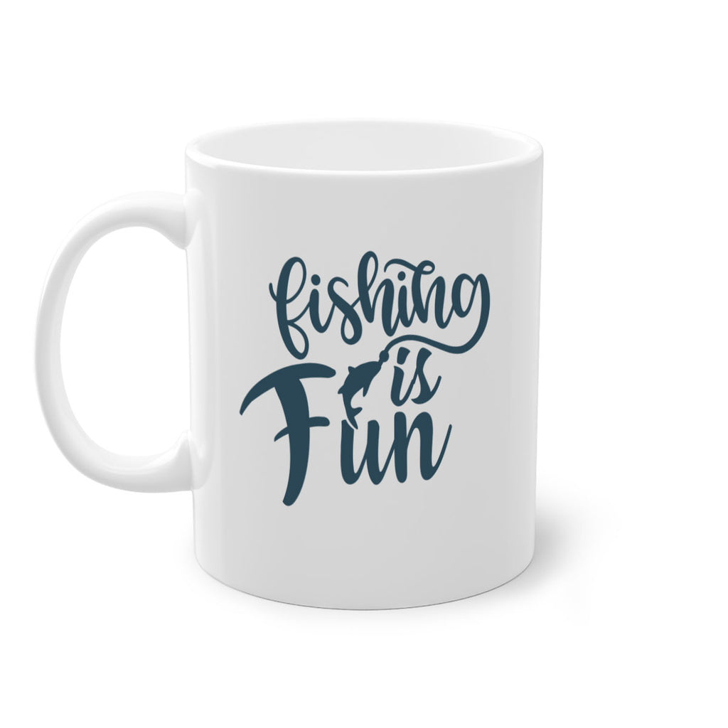 fishing is fun 147#- fishing-Mug / Coffee Cup