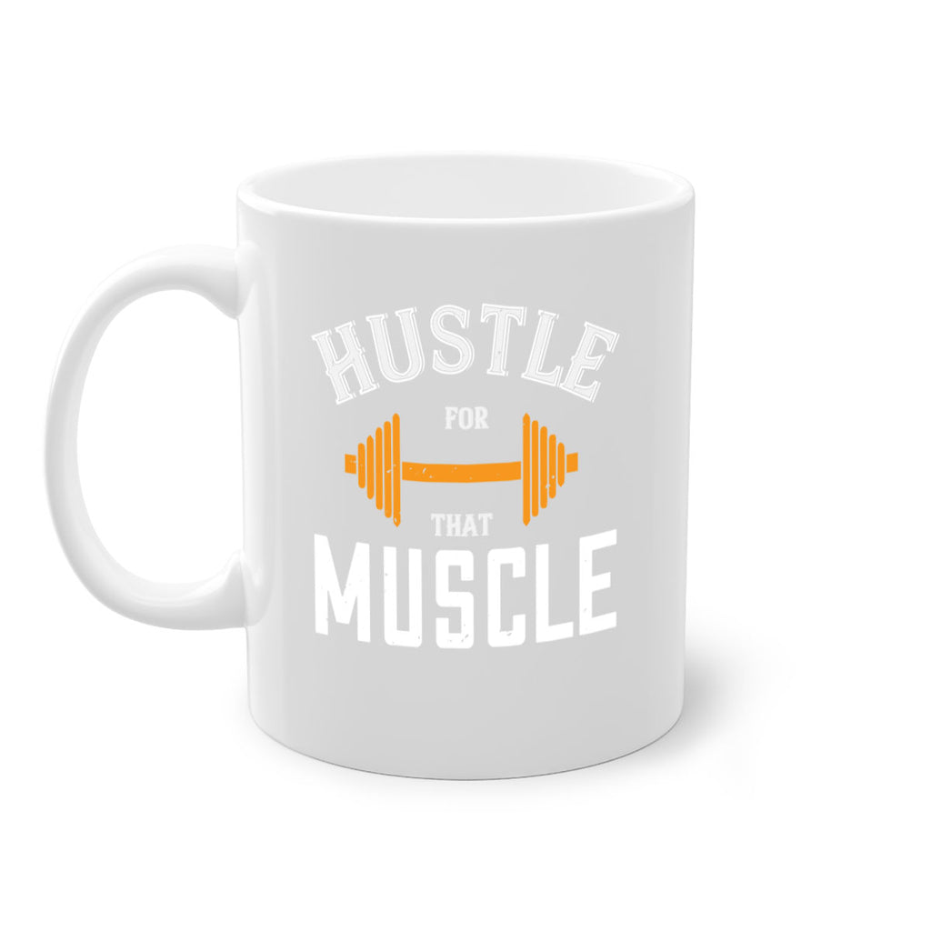 hustel for that muscle 92#- gym-Mug / Coffee Cup