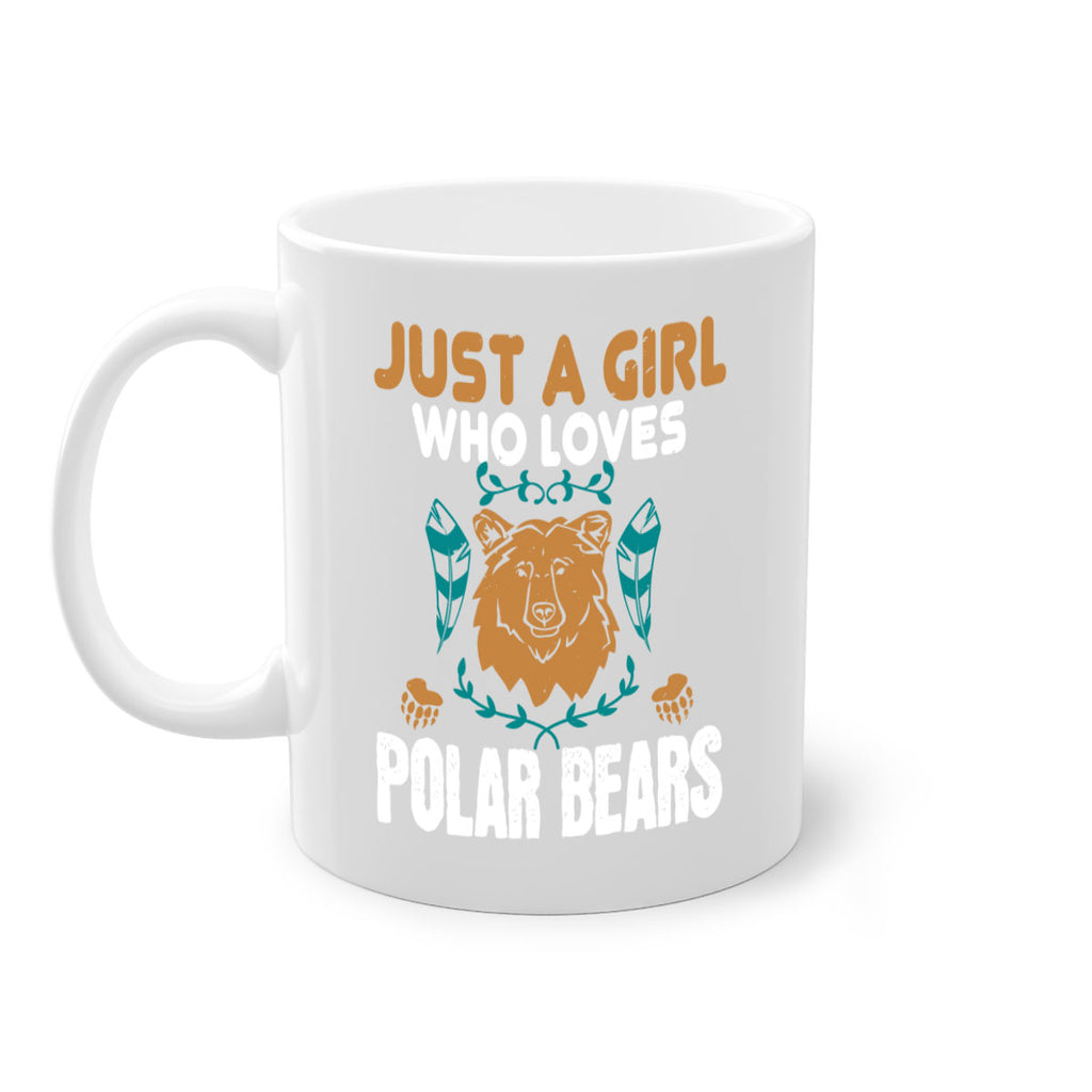just a girl who loves polar bear 22#- bear-Mug / Coffee Cup