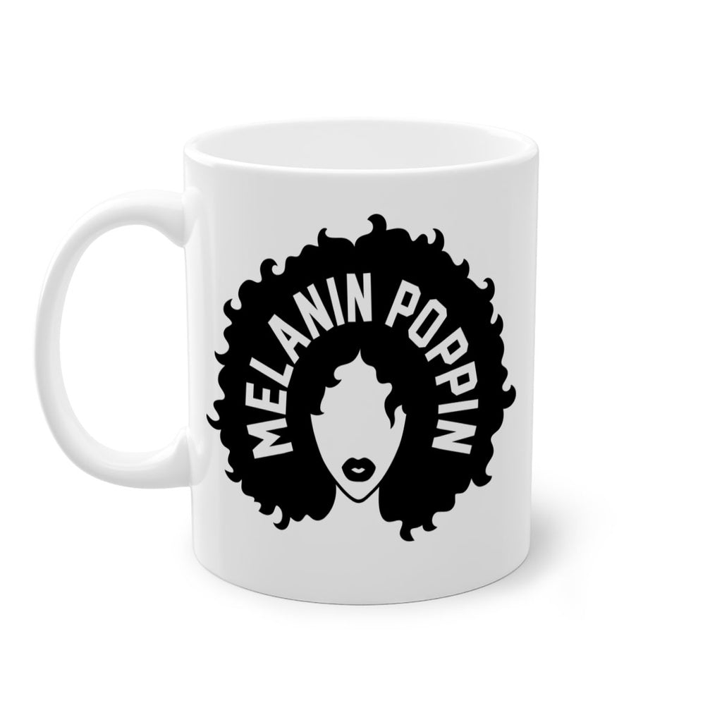 melanin poppin 85#- black words - phrases-Mug / Coffee Cup