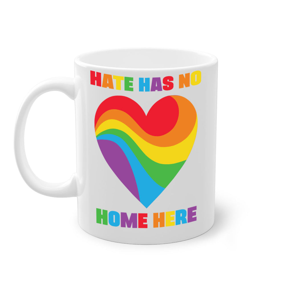 rainbow heart hate has no lgbt 30#- lgbt-Mug / Coffee Cup