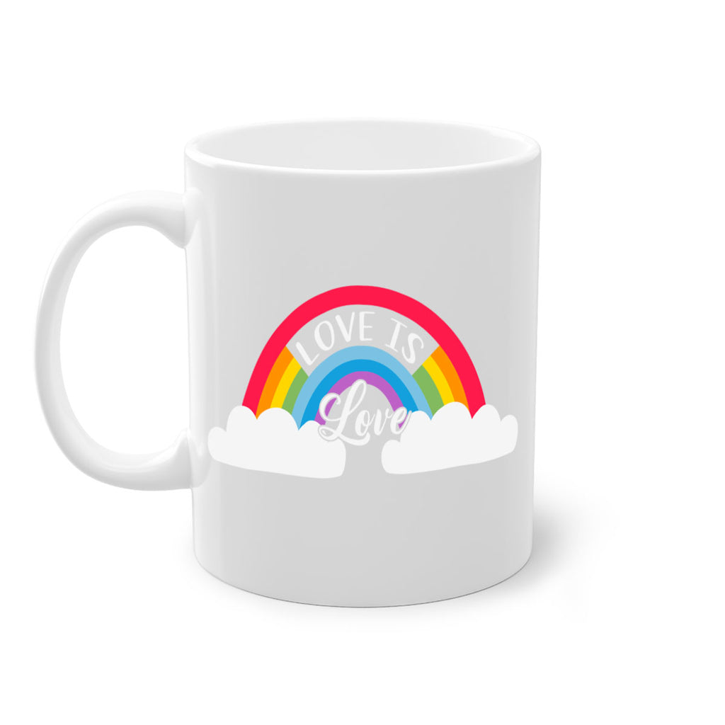 rainbow lgbt love is love 28#- lgbt-Mug / Coffee Cup