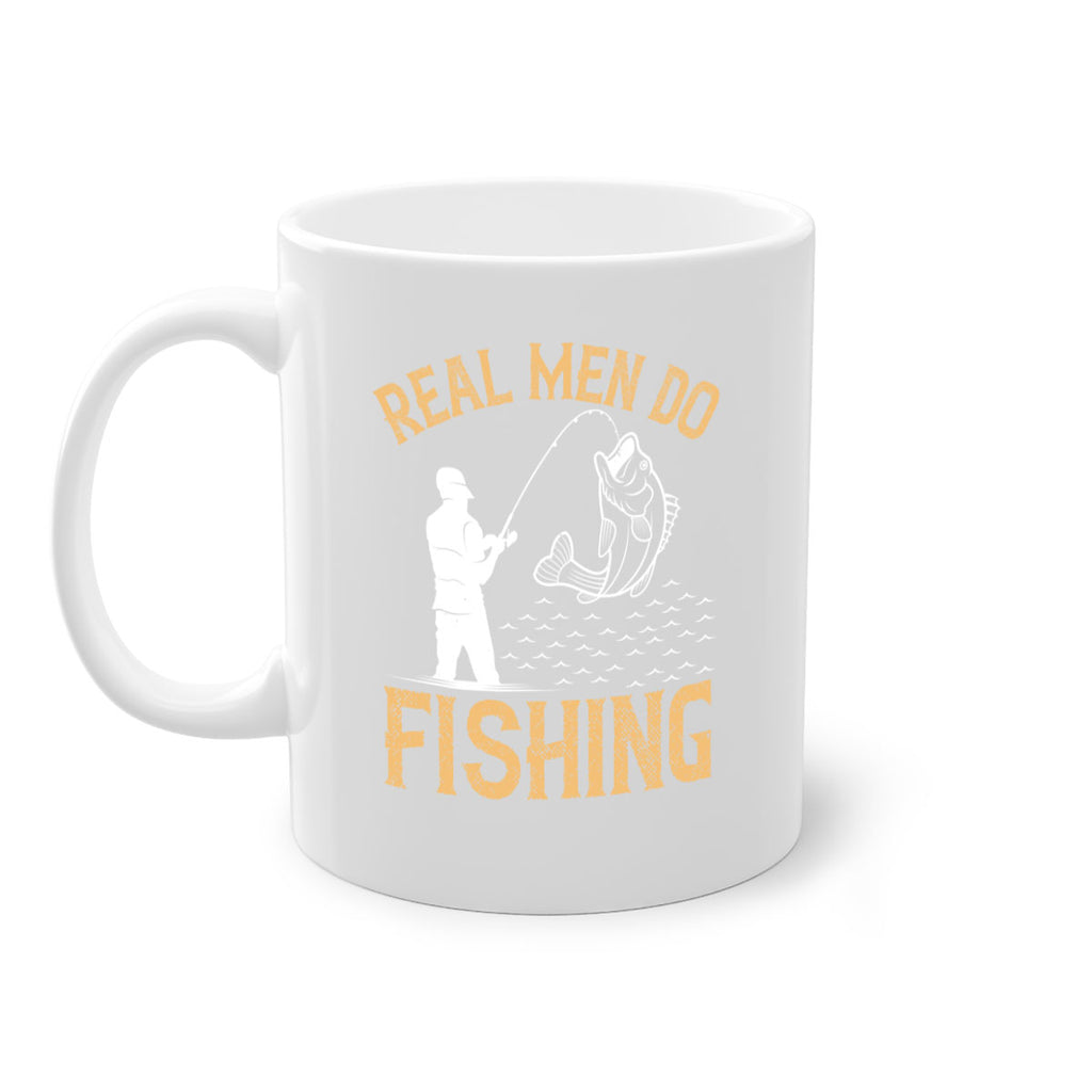 real men do fishing 240#- fishing-Mug / Coffee Cup