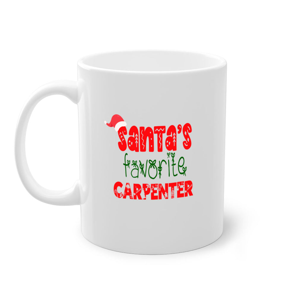 santas favorite carpenter style 701#- christmas-Mug / Coffee Cup