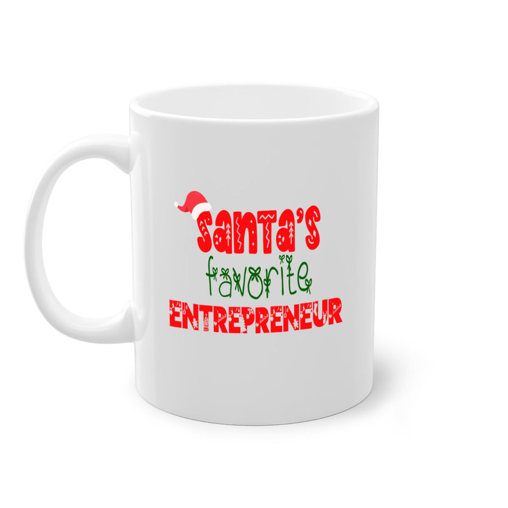 santas favorite entrepreneur style 804#- christmas-Mug / Coffee Cup