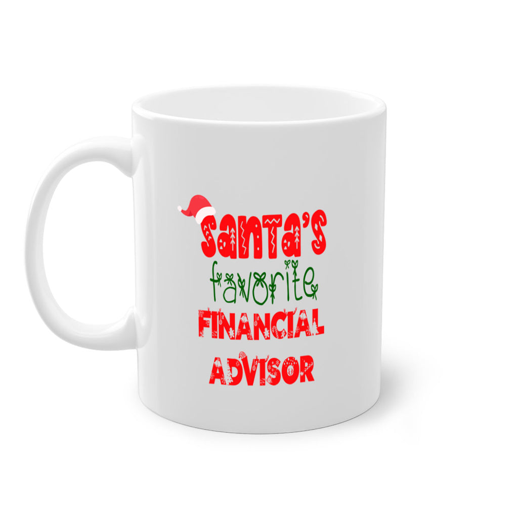 santas favorite financial advisor style 816#- christmas-Mug / Coffee Cup