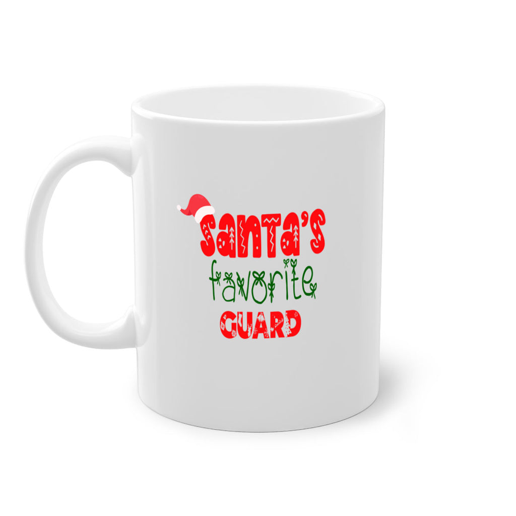 santas favorite guard style 858#- christmas-Mug / Coffee Cup