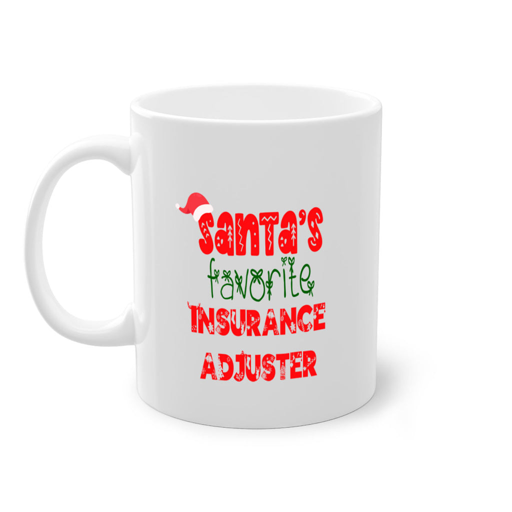 santas favorite insurance adjuster style 891#- christmas-Mug / Coffee Cup
