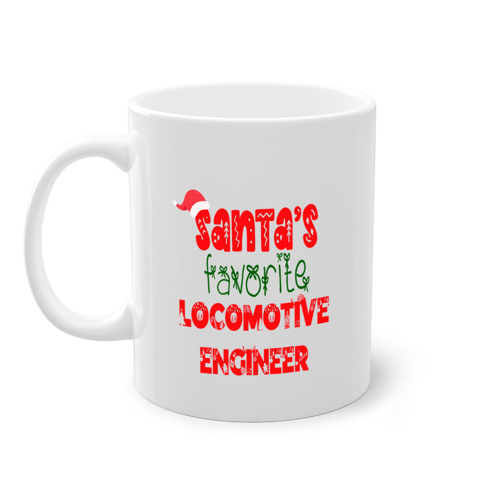 santas favorite locomotive engineer style 927#- christmas-Mug / Coffee Cup