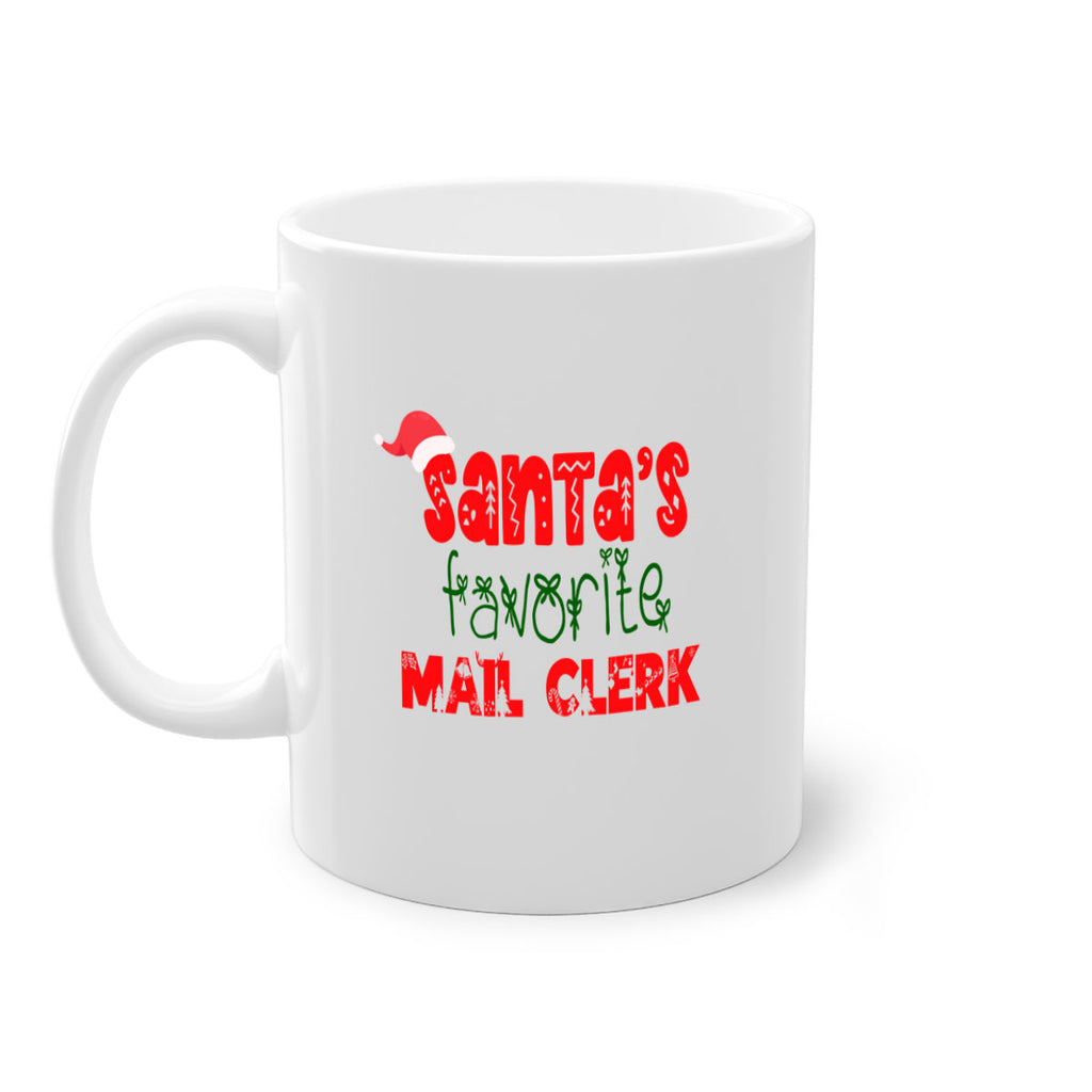 santas favorite mail clerk style 935#- christmas-Mug / Coffee Cup