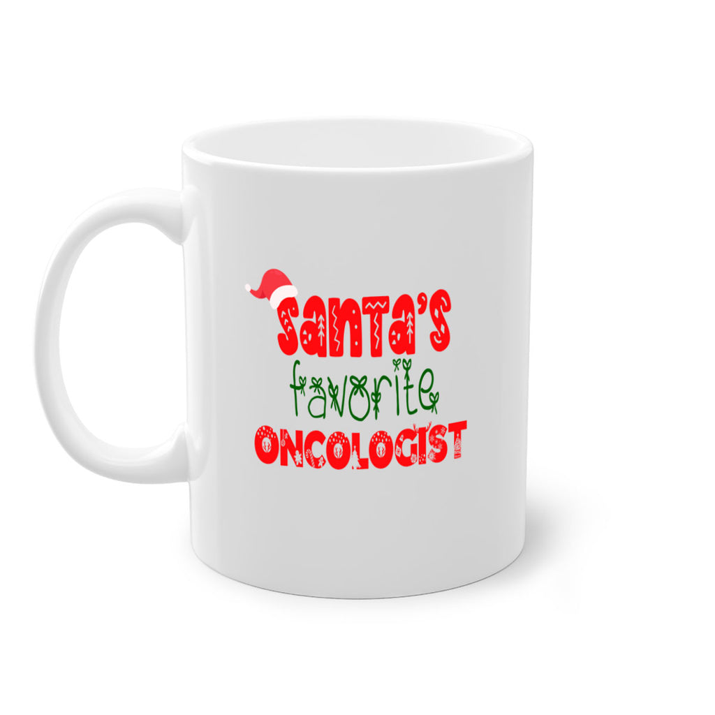 santas favorite oncologist style 986#- christmas-Mug / Coffee Cup