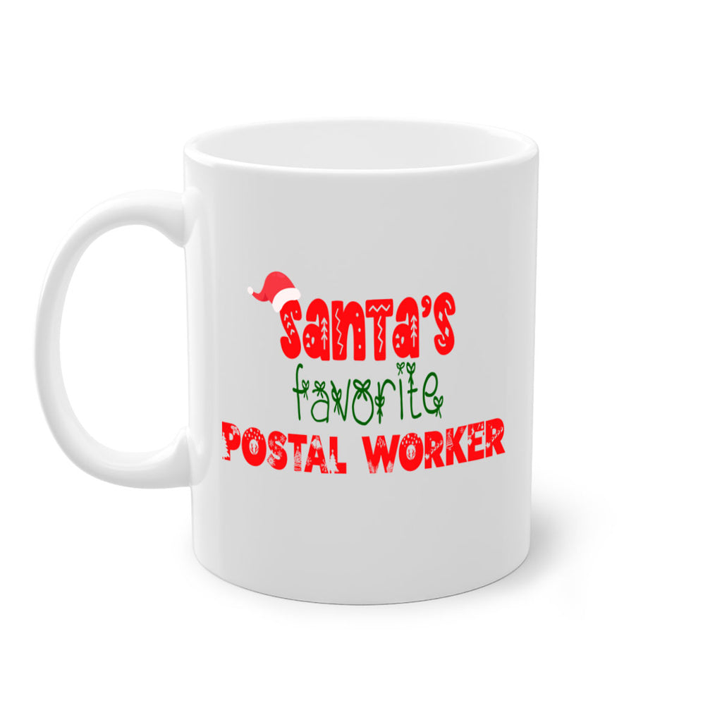 santas favorite postal worker style 1031#- christmas-Mug / Coffee Cup