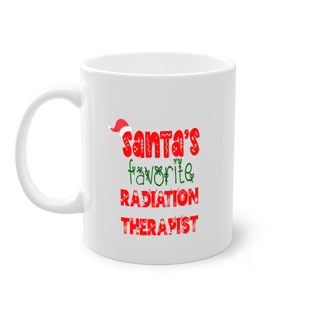 santas favorite radiation therapist style 1050#- christmas-Mug / Coffee Cup