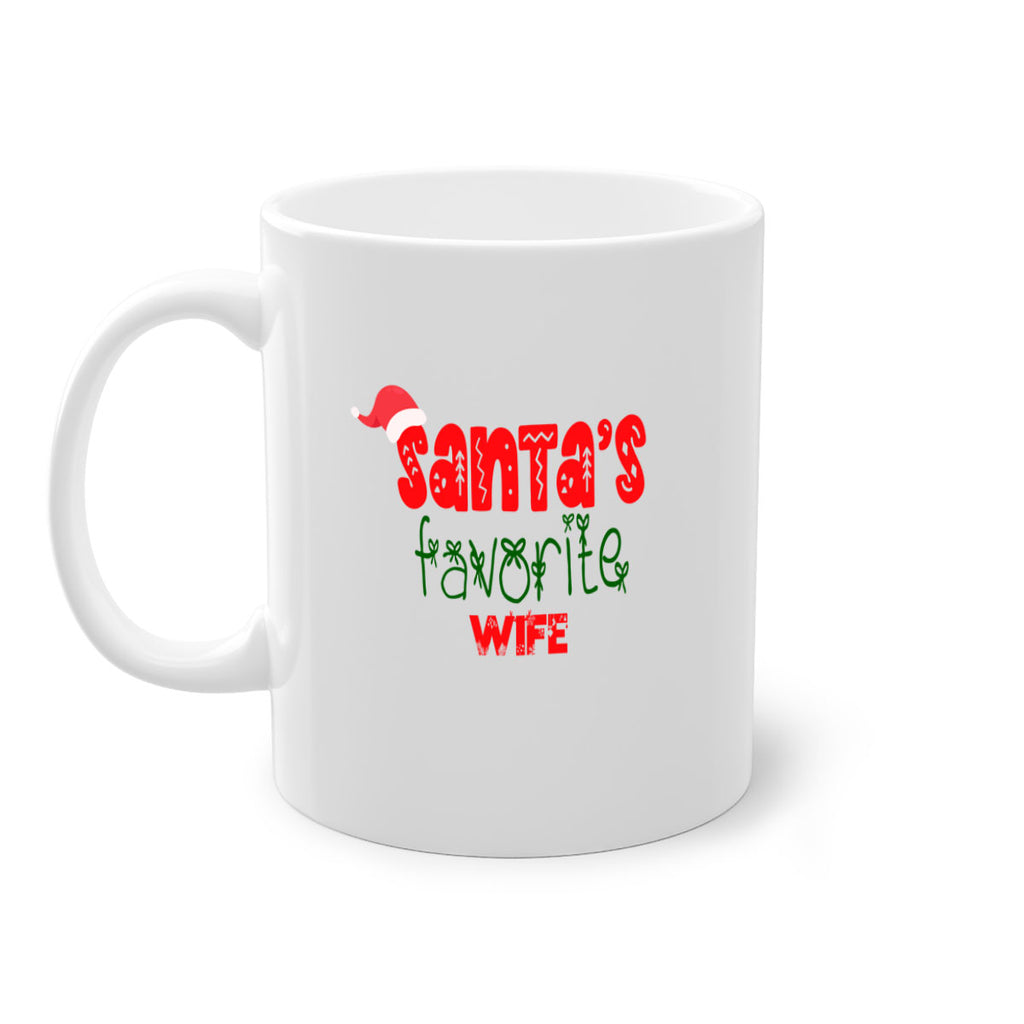 santas favorite wife style 1156#- christmas-Mug / Coffee Cup
