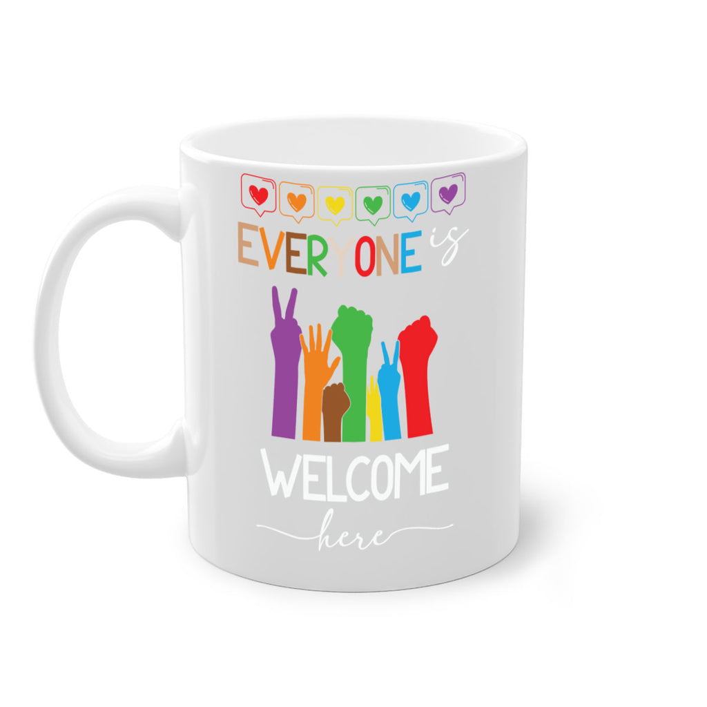 unity day everyone is welcome lgbt 7#- lgbt-Mug / Coffee Cup