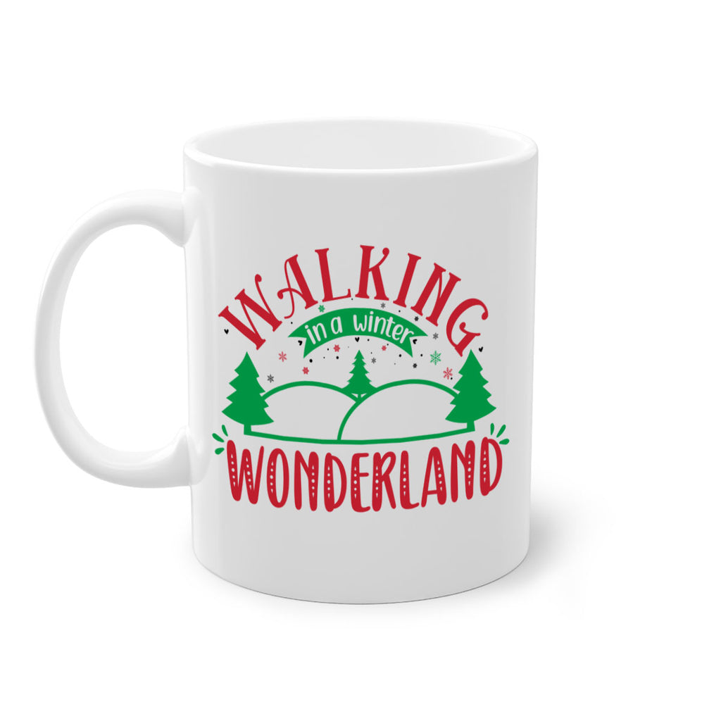 walking in a winter wonderland style 1225#- christmas-Mug / Coffee Cup