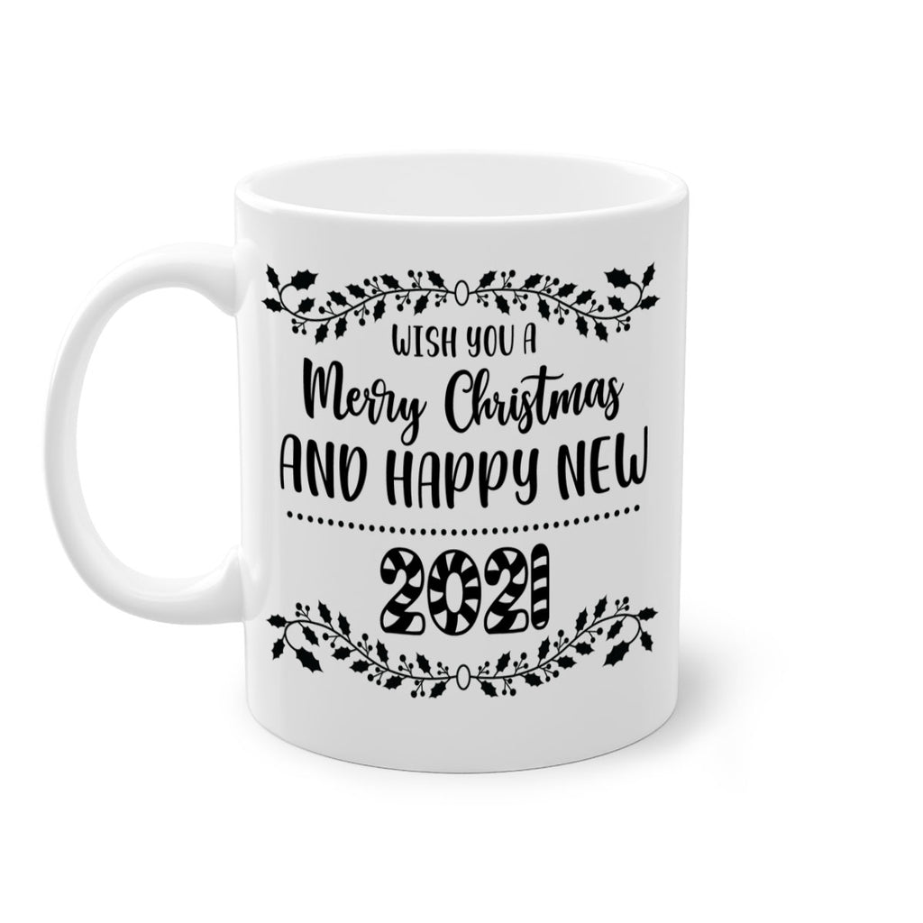 wish you a merry christmas and happy new year style 1242#- christmas-Mug / Coffee Cup