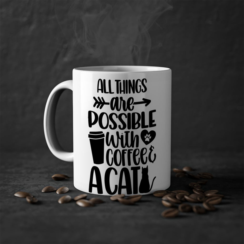 All Things Are Possible Style 74#- cat-Mug / Coffee Cup