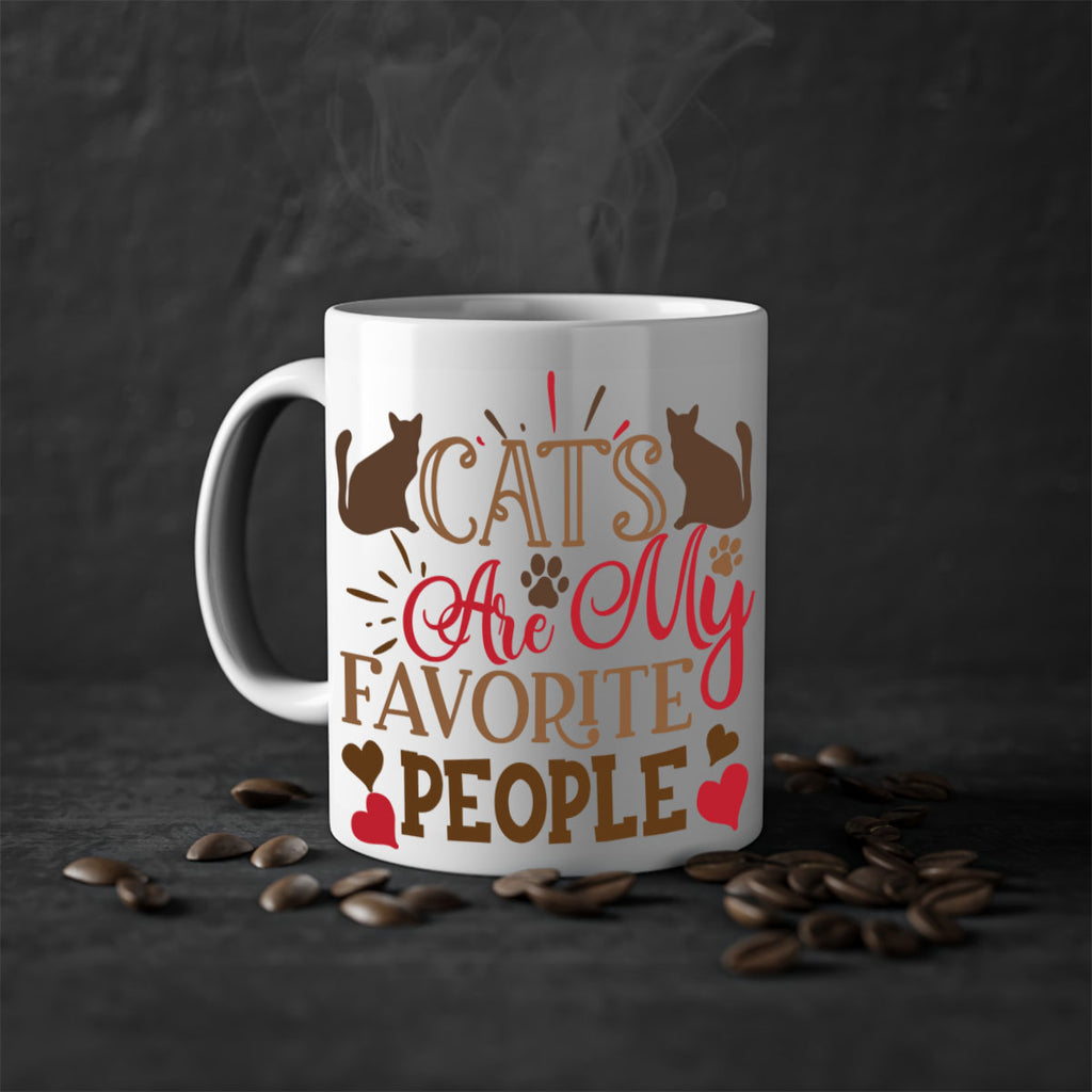 Cats Are My Favorite People Style 8#- cat-Mug / Coffee Cup