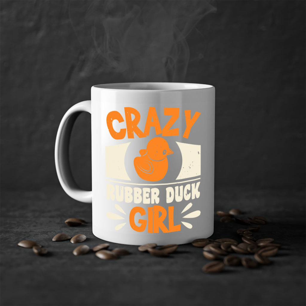 Crazy Rubber Duck Girl Style 4#- duck-Mug / Coffee Cup