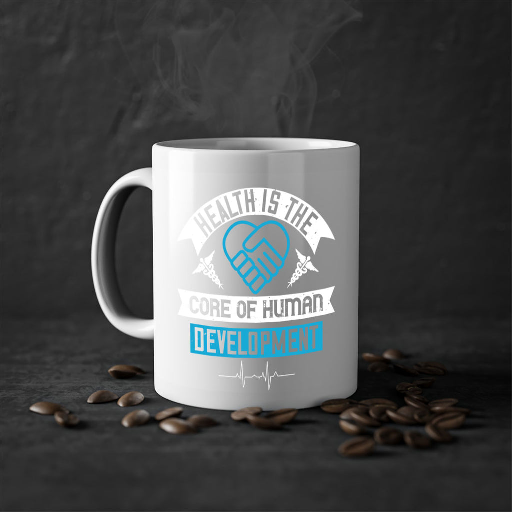 Health is the core of human development Style 41#- World Health-Mug / Coffee Cup