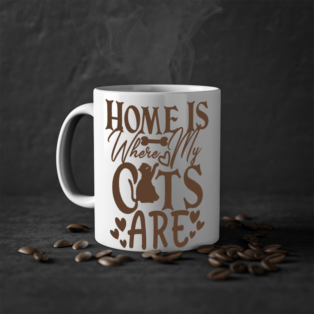 Home Is Where My Cats Are Style 15#- cat-Mug / Coffee Cup