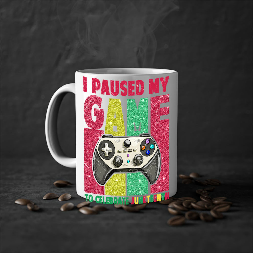 I Paused My Game To Celebrate Juneteeth 1#- juneteenth-Mug / Coffee Cup