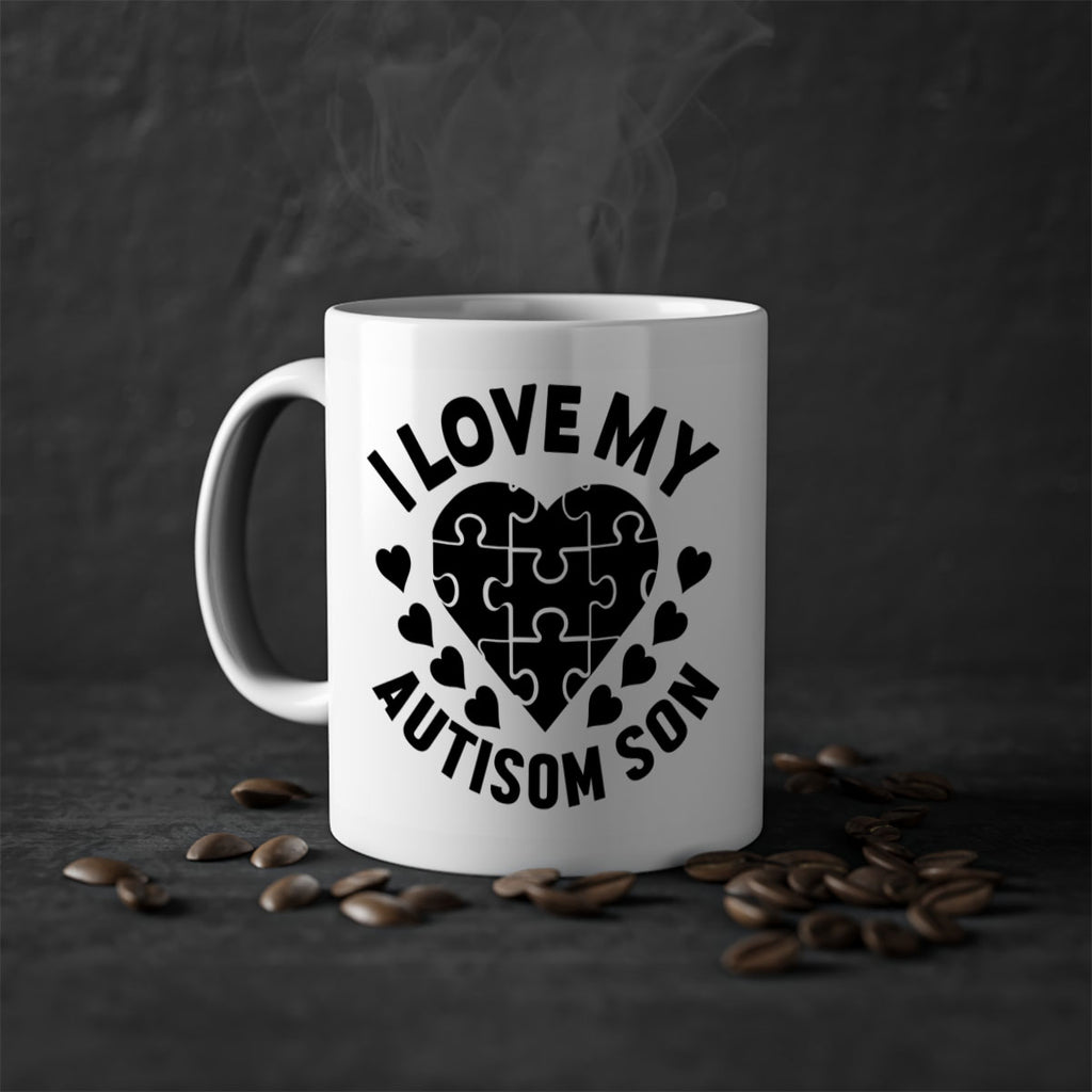 I love my Style 45#- autism-Mug / Coffee Cup