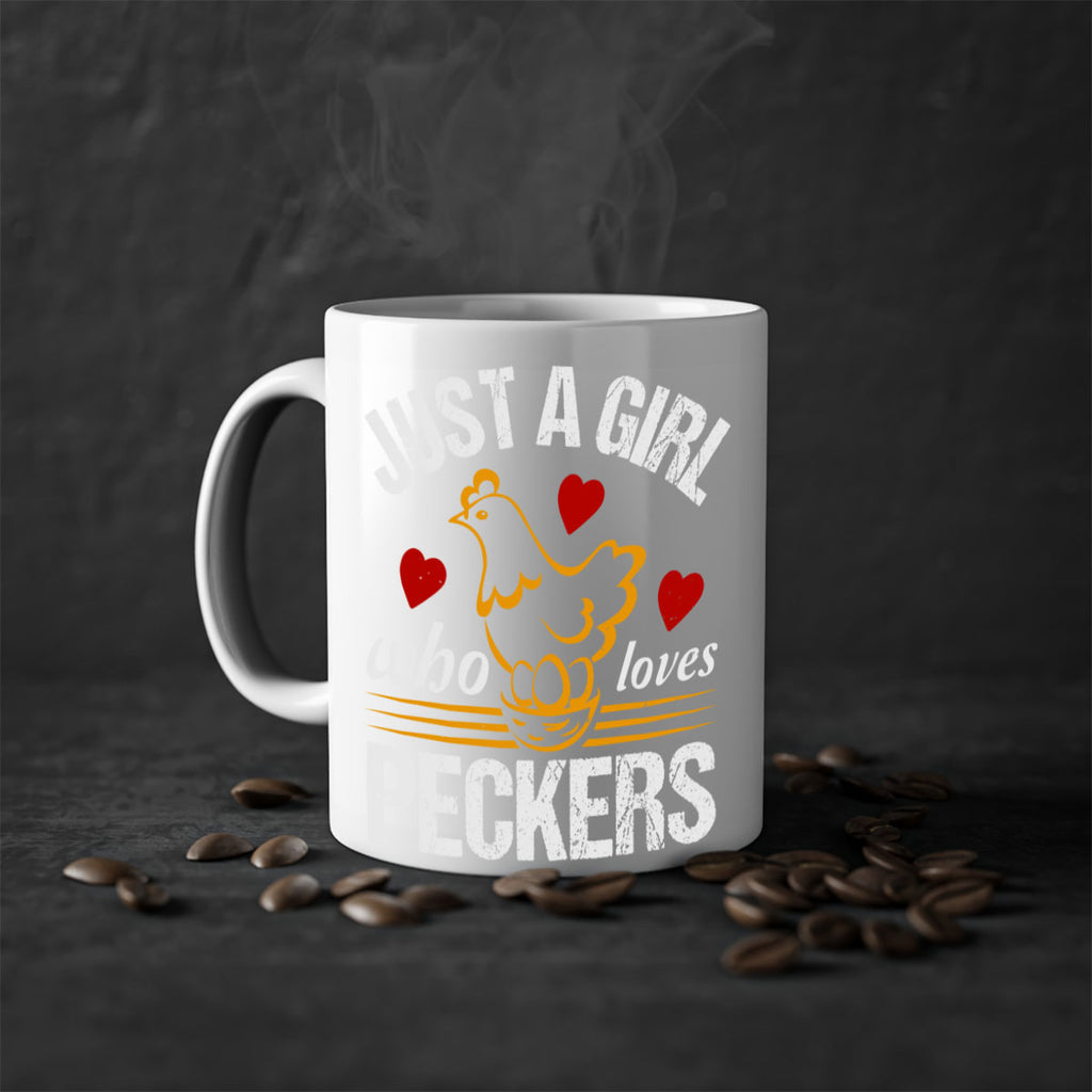 Just a girl who loves 46#- Farm and garden-Mug / Coffee Cup