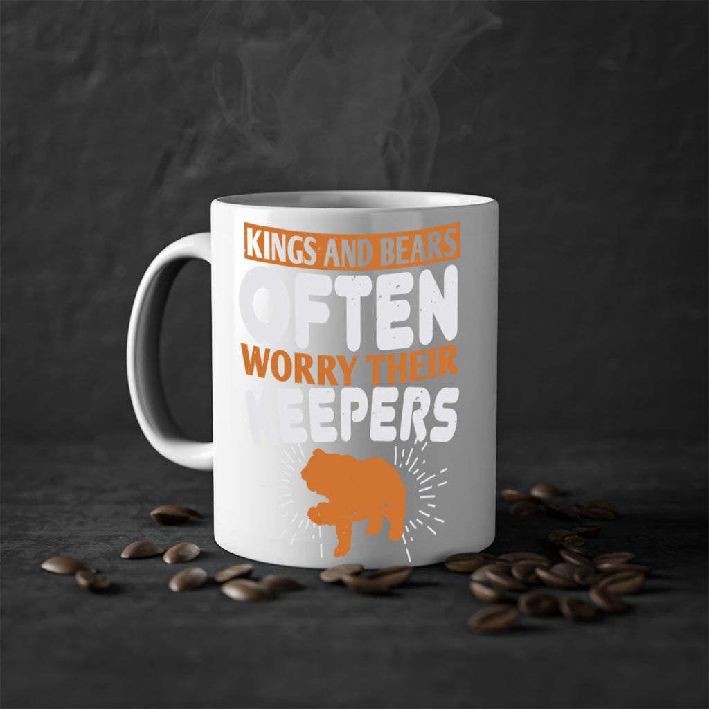 Kings and Bears often worry their Keepers 66#- bear-Mug / Coffee Cup