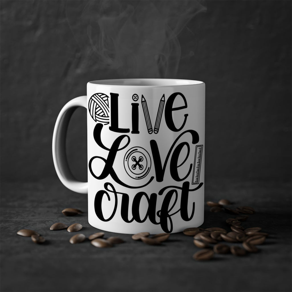 Live Love Craft 14#- crafting-Mug / Coffee Cup