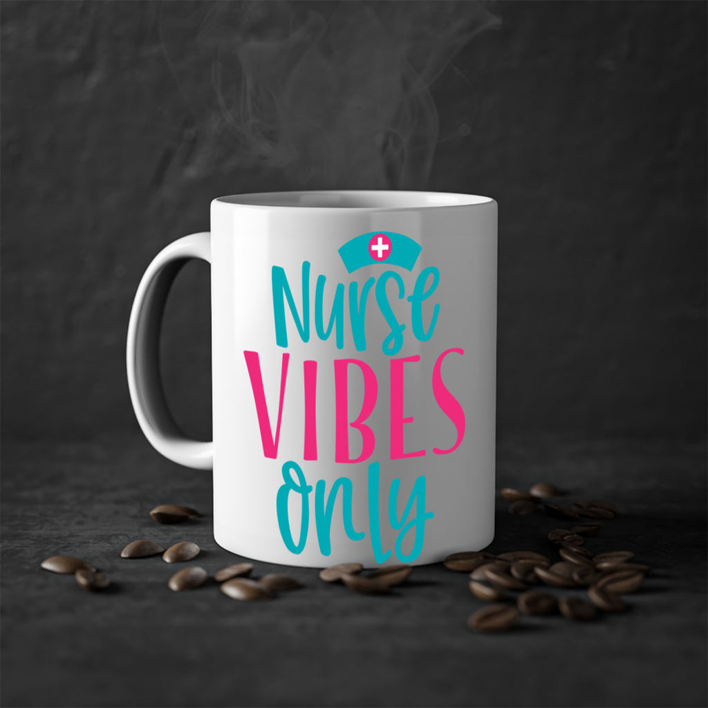 Nurse Vibes Only Style Style 94#- nurse-Mug / Coffee Cup